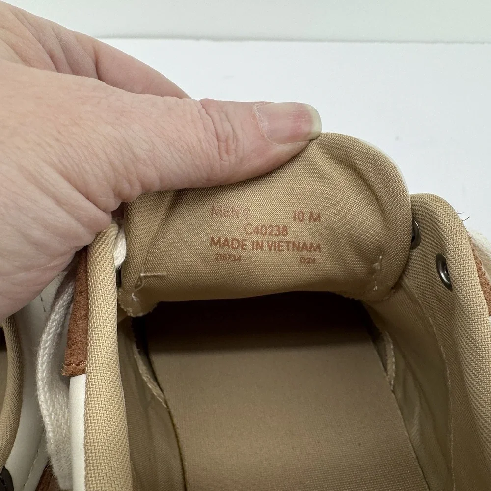 Cole Haan Grand Brown Suede Leather Sneakers Men's 10M Cream Sole Shoes Preppy